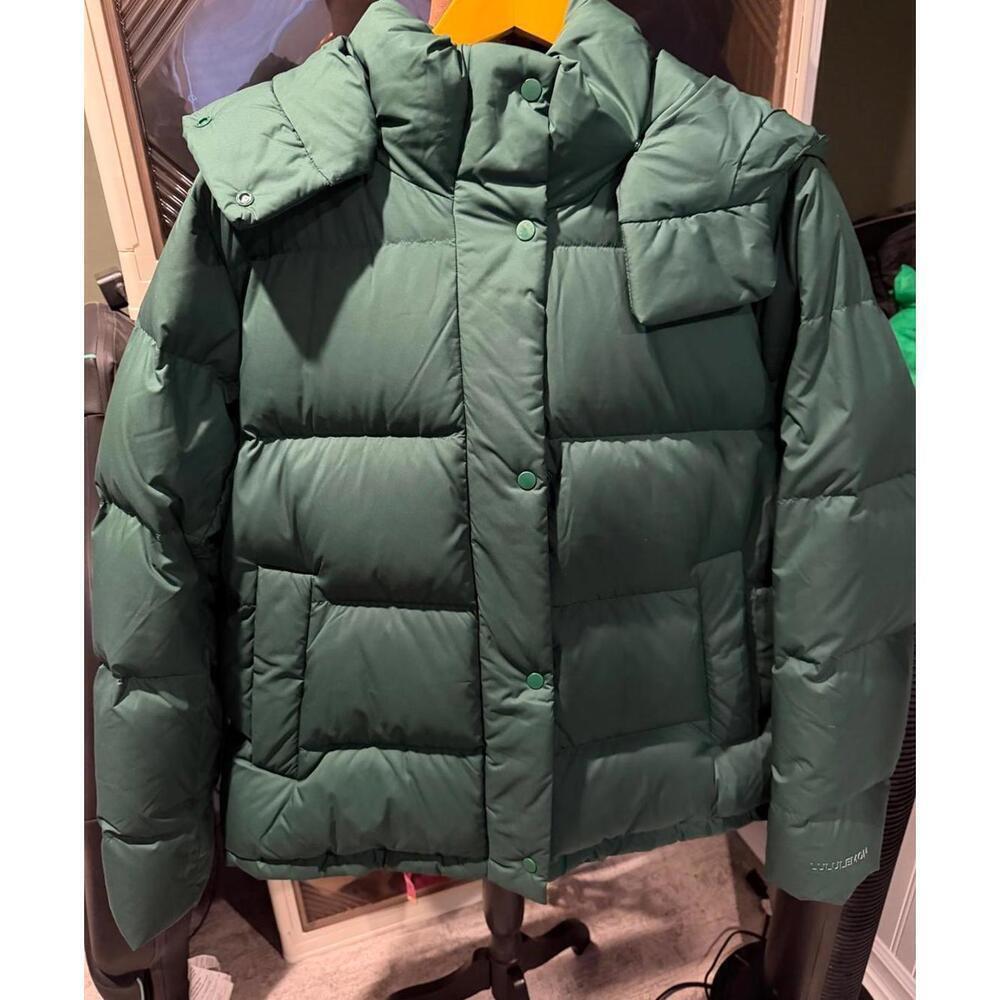 NWOT Lululemon Women’s Wunder Puff Jacket with Hood Everglade Green 12 like new - Picture 2 of 6